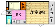 東子ハイツBの間取り画像