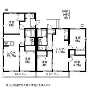グランソレイユIの間取り画像
