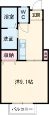 フォレスト南関Aの間取り画像