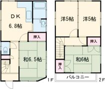 太田窪戸建ての間取り画像