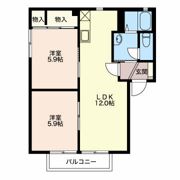 サンライズAの間取り画像