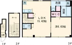 ラフィネ中大畑の間取り画像