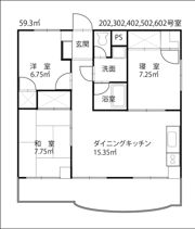 アビタシオンKの間取り画像