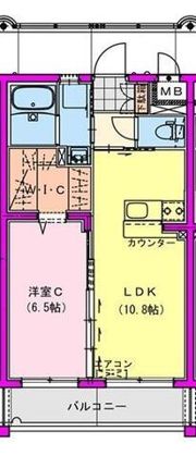 ポルトボヌール姫城RCの間取り画像