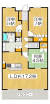 ファインフラッツ中京西院の間取り画像