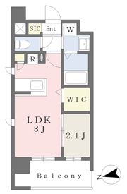 プラシオ箱崎駅前の間取り画像