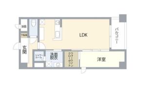 アステリア別府の間取り画像