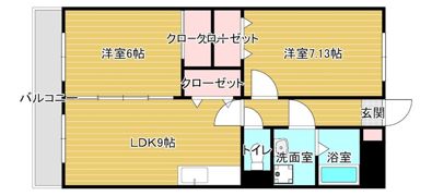 ビューPOINTの間取り画像