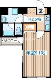 ガーネットヒルズ上杉の間取り画像