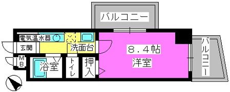 メゾンド・クレールの間取り画像