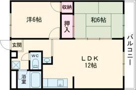 ヴィラ東加古川の間取り画像