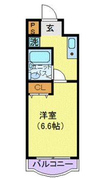 コスモリード溝の口の間取り画像