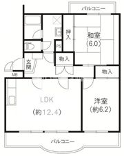 パレス和合の間取り画像