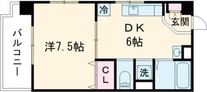 ハイツOZU城北の間取り画像