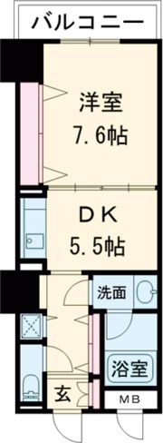 セントラル堺東の間取り画像