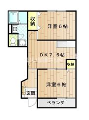 グラスアリーバB棟の間取り画像