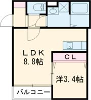 カーサコリーナ折尾の間取り画像