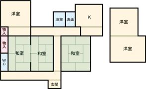 赤見町戸建ての間取り画像