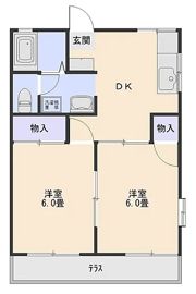 アップライゼBの間取り画像