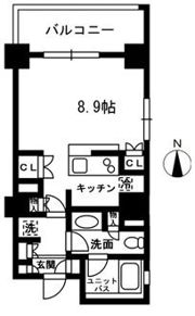 レジディア中落合C棟の間取り画像