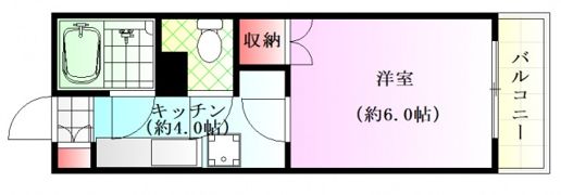 アクアコート楠木の間取り画像