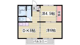 美乃利Ⅰマンションの間取り画像