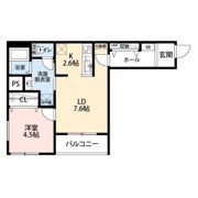 リーブルファイン南越谷2号棟の間取り画像