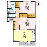 サンフラワー Cの間取り画像