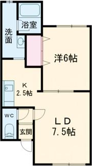 グランヒルズの間取り画像