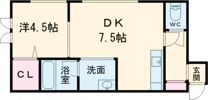 WELCOME Ⅰの間取り画像