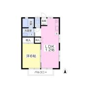 バウム松下の間取り画像
