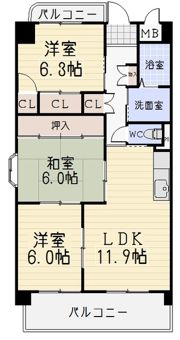 ノールプラージュの間取り画像