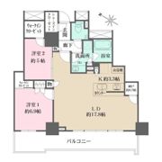 ザ・パークハウス川越タワーの間取り画像
