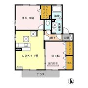 パルティーレ Aの間取り画像