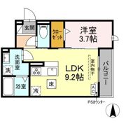 シュヴァル・レジェールの間取り画像