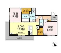 ディーシャンブル南丸之内A棟の間取り画像