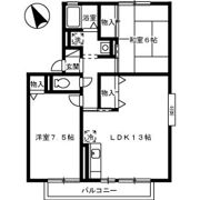 パークサイド城ヶ丘 B棟の間取り画像