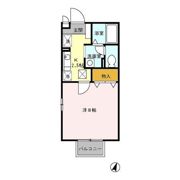 ビューコーポHARUの間取り画像