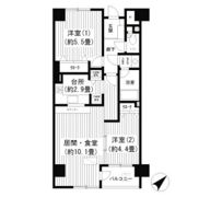 フォンティーヌ川崎の間取り画像