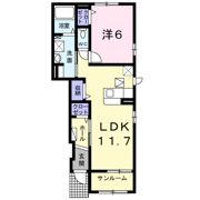 ラフィネ リヴィエール Aの間取り画像