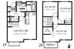 箕面市桜3丁目賃貸住宅の間取り画像