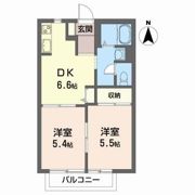 チーサー富田 Aの間取り画像