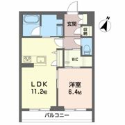 サンシティ八山田 A棟の間取り画像