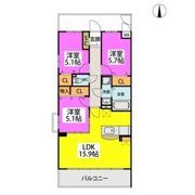 テラフォルトゥーナの間取り画像