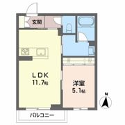 シャーメゾン南白土の間取り画像