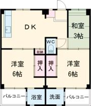 ビレッジハウス寺尾2号棟の間取り画像