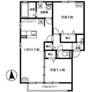 グレースフィールド Cの間取り画像