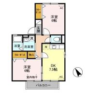 ウインドワードガーデンズ Bの間取り画像