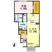 クローバーハウス Aの間取り画像