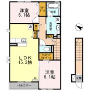 K's Ferio A棟の間取り画像